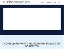 Tablet Screenshot of chicagosnowstudio.com
